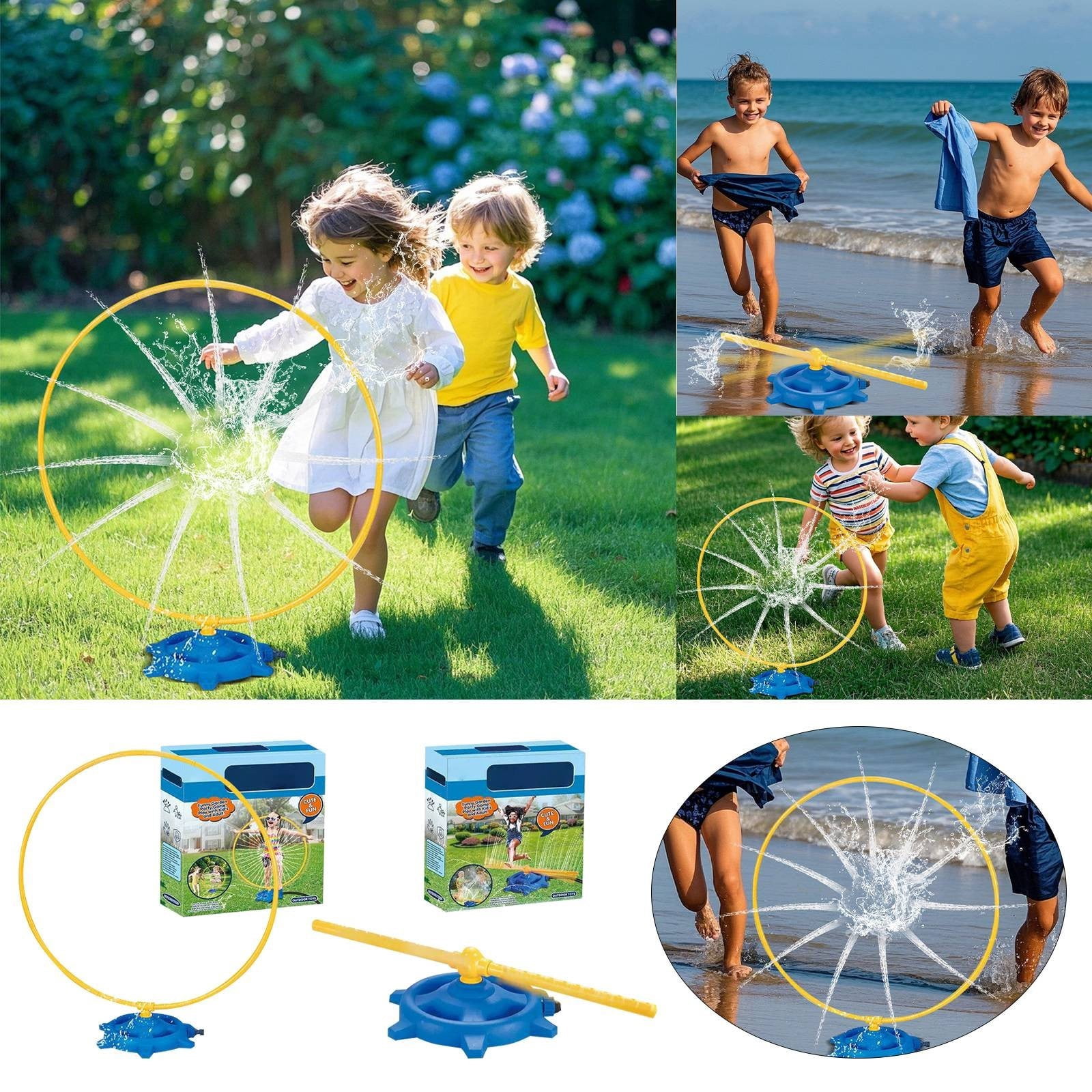 Outdoor Water Sprinkler Play Mat For Kids Pad Summer With Spray And Inflatable Ring 55 65 75 85 Cm 12er Pack 60 X 60cm