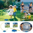 thumbnail image 5 of Klonfd Outdoor Water Sprinkler Play Mat For Kids Pad Summer With Spray And Inflatable Ring, 5 of 5