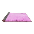 thumbnail image 2 of Ahgly Company Indoor Square Solid Pink Modern Area Rugs, 5' Square, 2 of 4