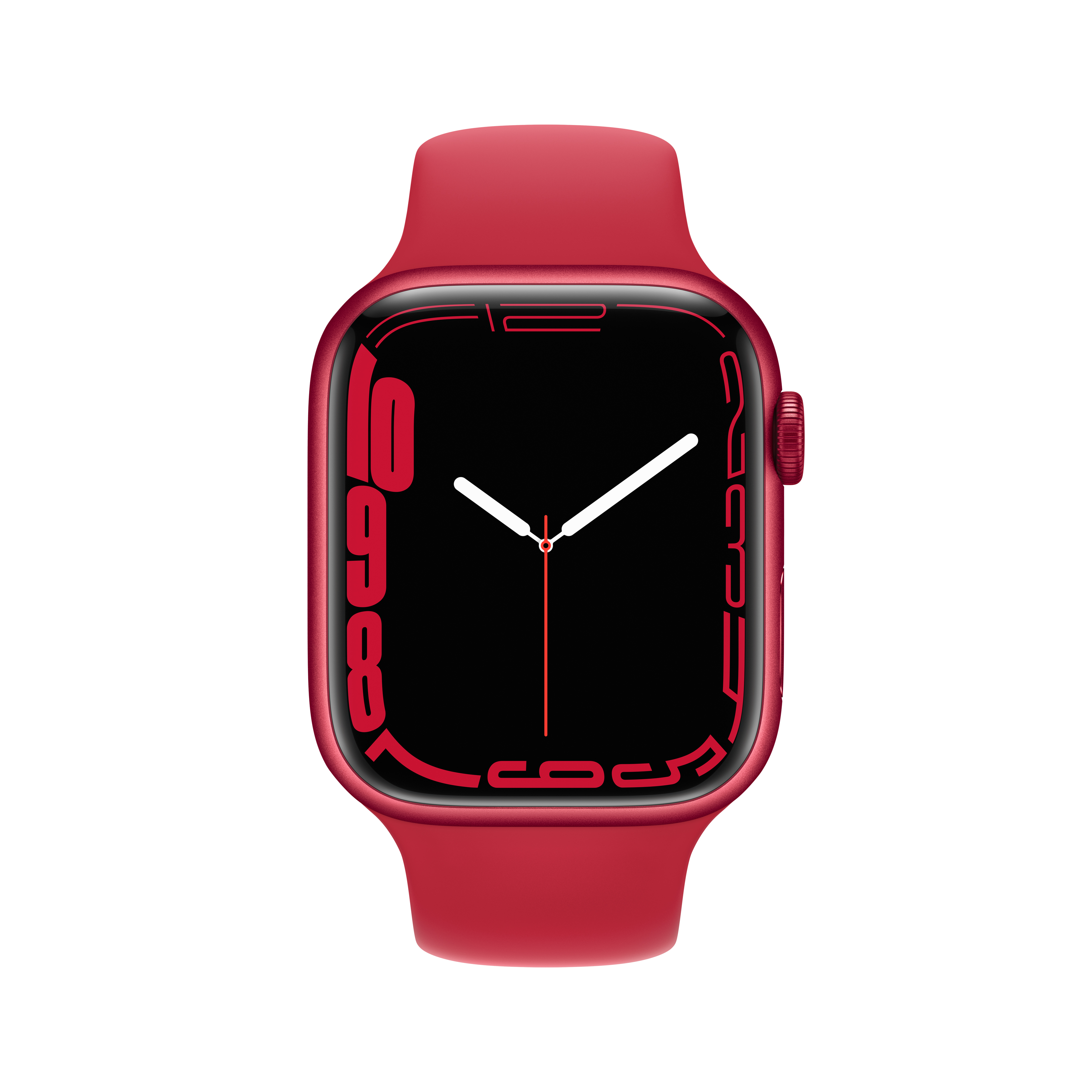 Apple Watch Series 7 GPS + Cellular, 45mm (PRODUCT)RED Aluminum Case with (PRODUCT)RED Sport Band - Regular - image 4 of 7