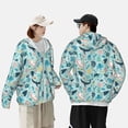 thumbnail image 4 of Fotbe Sea Animal Chaqueta con Protección Solar UPF 50+ para Hombre y Mujer, Camisa con Capucha y Bolsillos-Small, 4 of 7