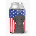 thumbnail image 1 of Drapeau Américain et Labrador Noir Peut Ou Biberon, 1 of 1