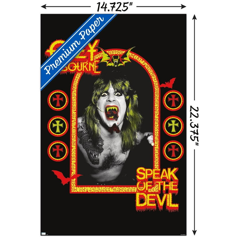 Ozzy Osbourne - Speak Of The Devil Wall Poster, 14.725