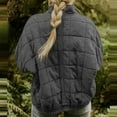 thumbnail image 4 of XYIJANI Womens Quilted Puffer Jackets Lightweight Dolman Quilted Jacket for Women Zip Up Oversized Fall Winter Coat (Dark Gray,XL), 4 of 6