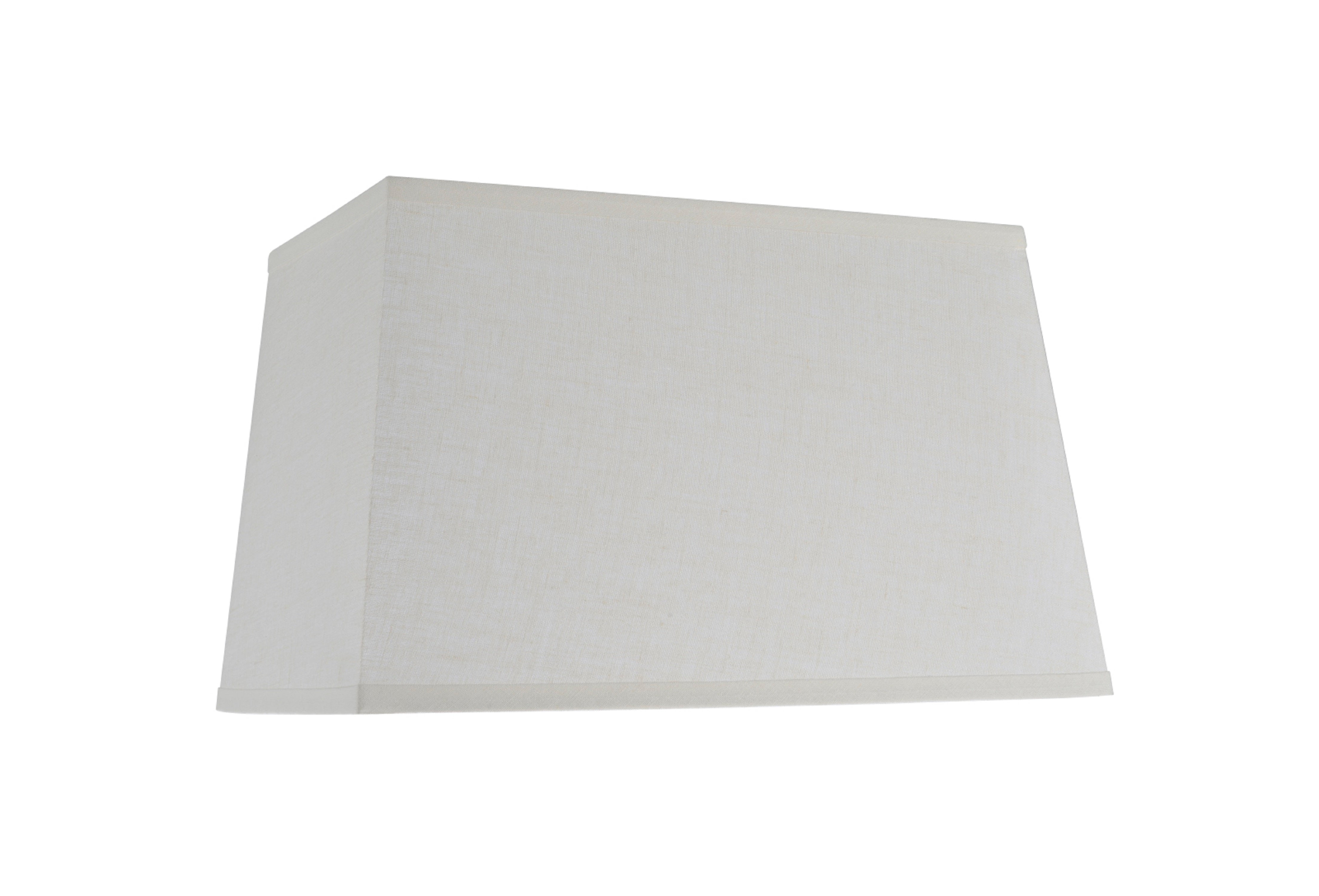 Aspen Creative 32037 Transitional Rectangle Hardback Shape Spider Construction Lamp Shade in Off White, 16"&nbsp;wide, Top: (8" + 14") Bottom: (10 + 16")&nbsp; x Height: 10"