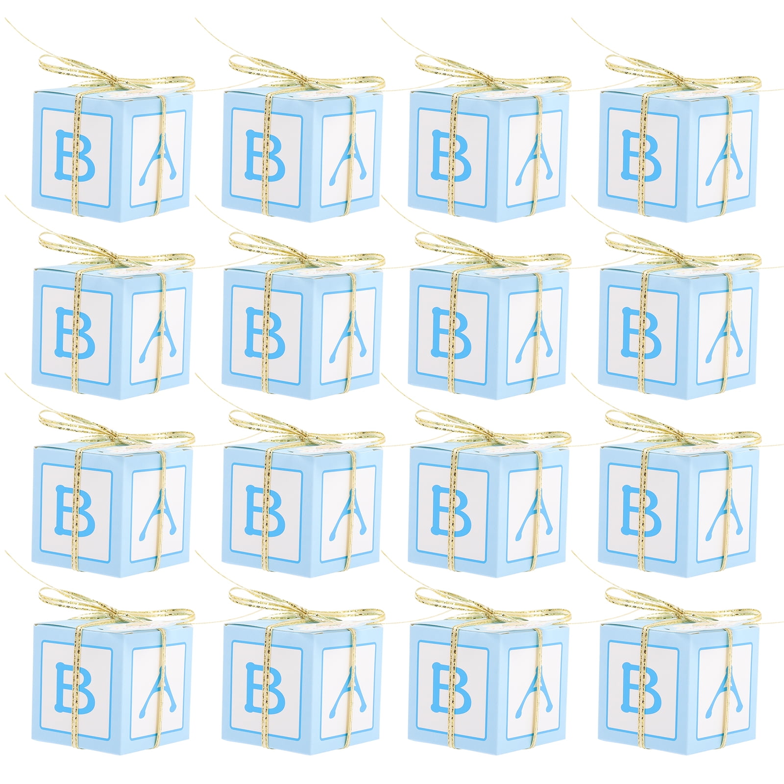 25 Sets Baby Shower Favor Boxes Baby Shower Party Favors Candy Boxes with Cards - Walmart.com