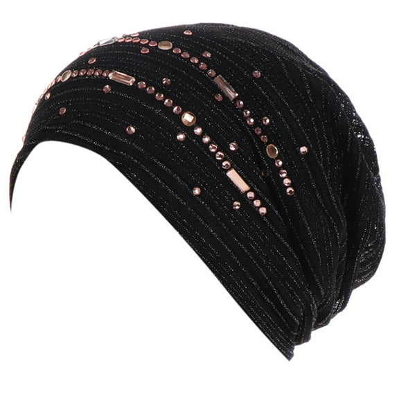 Women's Mesh Turban Cap - Long Tube, Style, Stretch Fabric, One Size Fits Most