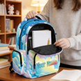 thumbnail image 6 of Xixirimido Custom Name 17" School Backpack for Girls High School Book Bag Cute Backpack Lightweight Middle School Back Pack Daypack Elementary, Cartoon Horse Colorful Clouds Print, 6 of 8