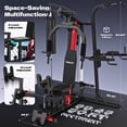thumbnail image 6 of LNOW Home Gym Workout Station, Multifunction Smith Machine with Lat Pull-down & Leg Press, Strength Training Equipment for Home Gym, 6 of 15