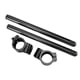 thumbnail image 5 of El Motocicleta Aluminio De Separadas 43mm Universal Motorcycle Clip On Handlebar Fork Aluminio Juego De Manijas Separadas (Negro) Ccdes Aluminum Clip On Handlebar, 5 of 8