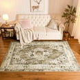 thumbnail image 3 of YJ.GWL Area Rugs Vintage Rug for Living Room Bedroom Indoor Mat Carpet Home Decor,4'x6',Beige, 3 of 7