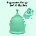 thumbnail image 4 of SHORDY Menstrual Cup (Green), Single Pack (Small) with Box, 4 of 9