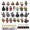 thumbnail image 2 of 26PCS/Set The Lord of Rings Minifigures Building Blocks Toys, The Hobbit,Genie,Half-orcs,Strong Orcs,Aragorn,Weapons,Flags & More The Lord of Rings Collectible Characters Action Figures for Fans, 2 of 4