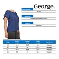 thumbnail image 4 of Blusa George Talla M Campesina Marino, 4 of 4