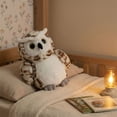 thumbnail image 3 of 7.9in Owl Plush Toy, Soft Stuffed Bird Animal, Wise Owl Plushie, Realistic Nocturnal Bird Soft Toy, Decorative Animal Figurine for Desk, Fluffy Owl Doll for Special Gift, 3 of 3