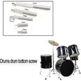thumbnail image 5 of Drum Set Parts Hardware Pack 12pcs Bass Drum Claws & 54pcs Tension Rods(15mm-90mm) Cymbal Felts Hi-Hat Clutch Washer Sleeves and Base Wing Nuts Cymbal Replacement Accessories, 5 of 7