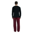 thumbnail image 2 of Apparonia Conjuntos de Pijamas para Hombre Ropa de Dormir a Cuadros Camisas y Pantalones de Manga Larga Conjunto de Pijama Ligero y Suave para Hombre con Bolsillos Dinámicos Escarlata L, 2 of 3