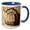Blue/White, variant on 3drose, Ben Arous, Tunisia. Arches in the Roman Amphitheater, Uthina., 11oz Magic Transforming Mug
