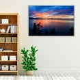 thumbnail image 3 of Sunset, in Lake Tahoe Area - Wrapped Canvas Print Wall Art | 30" W x 20" H, 3 of 4