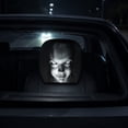 thumbnail image 4 of 2 PCS Car Headrest Cover, Funny Scary Monster Face Black Head Rest Cover, Soft Polyester Fabric Stretchy Washable Headrest Protector Universal Fit to All Car Suvs Truck Van, 4 of 7