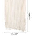 thumbnail image 2 of Unique Bargains Cheesecloth Table Runner 35'' x 134'' Rustic Gauze Beige, 2 of 7