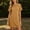 Khaki, variant on QUNYINEY Summer Dresses for Women Red Short Sleeve A Line Midi T-Shirt Dress Casual Crew Neck Loose Fit with Pockets Dresses