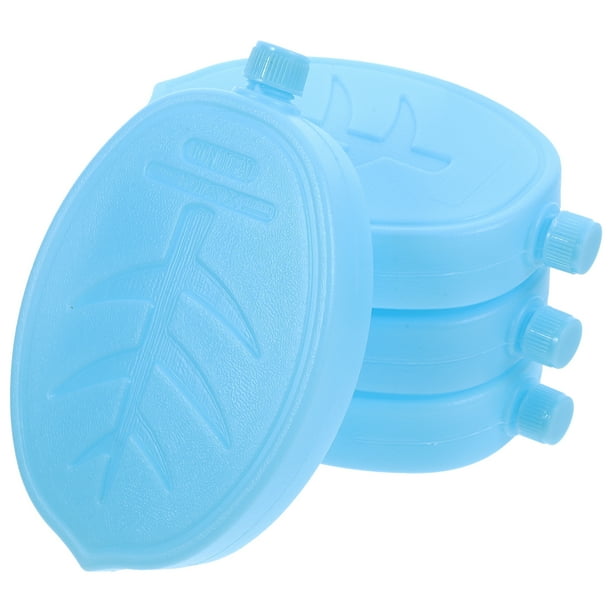 BRIGHTFUFU Paquetes de congelador para aire acondicionado, paquetes de hielo para ventilador, bloques de hielo, paquetes de congelador más fríos, bolsas de hielo reutilizables, 4 Uds.