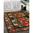 thumbnail image 2 of Ahgly Company Indoor Square Traditional Deep Red Medallion Area Rugs, 3' Square, 2 of 6