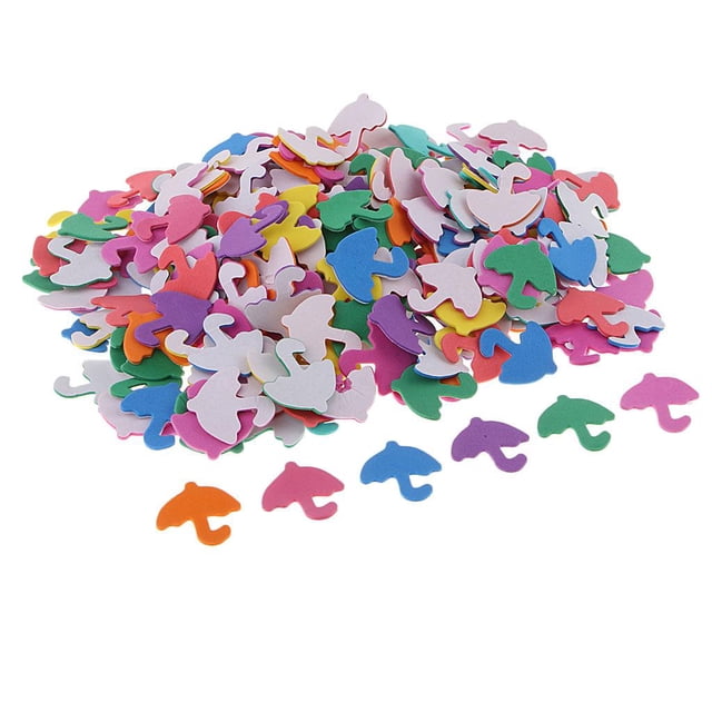 Un Conjunto de 200 Piezas de de Espuma Autoadhesivas Multicolores para Niños DIY EVA para La Decoración de Vacaciones en La Habita perfecl Pegatinas de espuma autoadhesivas