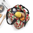 thumbnail image 4 of Lsque Rose Flowers Pattern Lunch Bag Women/Men Insulated Lunch Box,Small Leakproof Cooler Food Lunch Containers Reusable High Capacity Lunch Tote Bags, 4 of 6