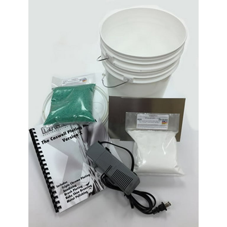 .com: Caswell Nickel Electroplating Kit - 3 Gal : Arts