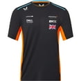 thumbnail image 2 of Men's Castore Lando Norris Charcoal McLaren F1 Team Replica Set-Up Driver T-Shirt, 2 of 4