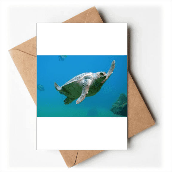 Marine Organism Turtle Ocean Animal Greeting Cards You are Invited Invitations