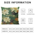 thumbnail image 5 of Awypu Floral Throw Pillow Covers Green and White Chinoiserie Pillow Cover Purple Yellow Flower Farmhouse Pillowcase Square Cushion Cover for Bedroom Sofa Couch Home Decor, 5 of 5