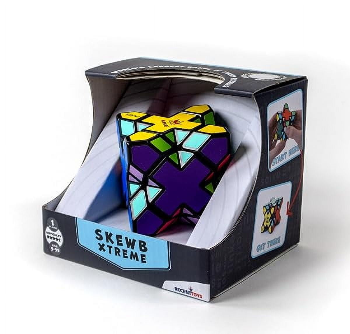 Meffert's Skewb Xtreme - The Original 10-Sided Diamond Brainteaser Puzzle Challenge from Recent Toys - Travel Friendly Fun for Ages 9 - Adult