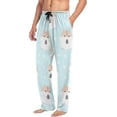 thumbnail image 5 of Cute Hamster and Dots Ghost Pajama Pants, Men's Lounge Pants Light with Drawstring and Pockets, Christmas New Year Birthday Father's Day Gifts, 5 of 7