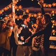 thumbnail image 4 of WLOELOEW Halloween Pumpkin And Maple Leaf Led String Lights Battery Operated 157.48 Inches For Outdoor Indoor Decor Plastic Material Set C C, 4 of 9