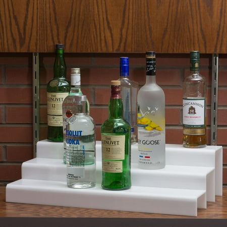 24 Inch 3 Tier Liquor Bottle Shelf White 24 Inch 3 Tier Liquor Bottle Shelf White