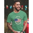 thumbnail image 2 of Land Of Free Home Of Brave T-Shirt Men -Image by Shutterstock, Male Medium, 2 of 4