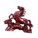 thumbnail image 4 of Estatua de caballo escultura animal colección de resina estatuilla decorativa adorno de escritorio para oficina escritorio chimenea decoración del rojo, 4 of 8