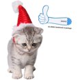 thumbnail image 2 of HTOOQ Pet Christmas hat Santa Claus Cap Head Accessories for Rabbit Hamster Guinea Pig Rats Kitten Kitty and Small Animals, 2 of 7