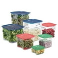 thumbnail image 3 of Cambro SFC12FPPP267 CamSquareÂ® FreshPro Cover for 12, 18 & 22 qt Containers, Polyethylene, Translucent Blue, 3 of 5