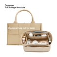 thumbnail image 5 of Inserto organizador para bolso de mano Bottega Arco, forro de fieltro para bolso, bolsa de almacenamiento de cosméticos, protector moldeador para bolsa de viaje, 5 of 5
