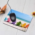thumbnail image 4 of Beach Gaming Mousepad Summer Beach Colorful Chairs Design NonSlip Rubber Base Perfect for Computer Desk & Laptop Office Bring the Beach Vibes to Your Workspace 9.5x7.9 Inch, 4 of 5