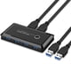 thumbnail image 5 of Splitter USB Mouse Impresora Expulsora Escáner 2 Entradas 4 Salidas Switcher Switcher Switch Interruptor de intercambio de hub con cables Scienceny EL018294-00B, 5 of 7