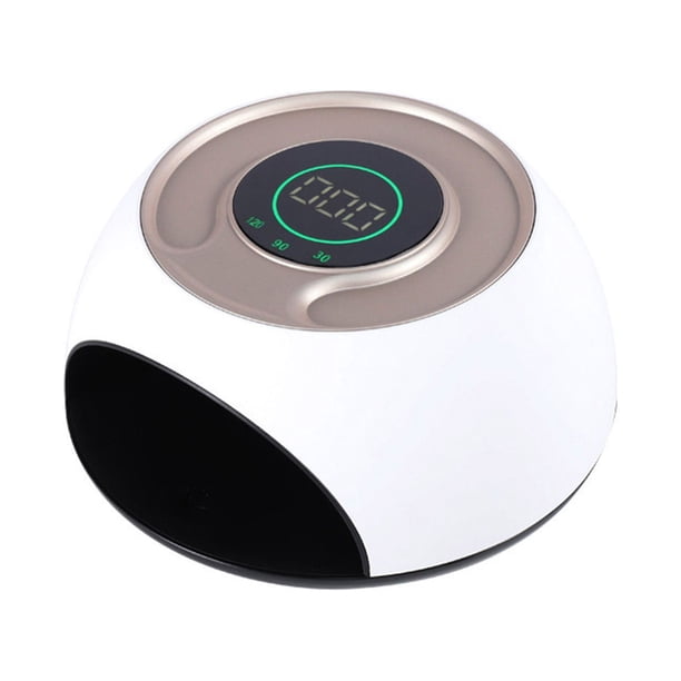 Fiudx Lámpara de Uñas, Potenciador Led Ecológico Pro, Secador de Gel Max de Bajo Consumo, Fototerapia Zen de Secado Rápido, Uso Doméstico En Salón, Diseño Elegante, 120 W de Potencia