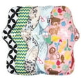 thumbnail image 4 of Mightlink Extra-size Bamboo Cotton Menstrual Pad Reusable Washable Sanitary Panty Liner, 4 of 8