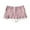 Pink-04, variant on REALiKUN Women Mini Denim Shorts Fashion Summer Casual Solid High Waisted Pleated Ruffle Hem Jean Short Lining Skirt