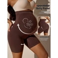 thumbnail image 2 of Women's Plus Size Maternity Shorts over The Belly Pregnancy Yoga Shorts Workout Athletic Biker Shorts, 2 of 7