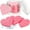 Pink 50pcs, variant on 50 Pieces Facial Sponges with Container, Heart Shape Compressed Face Sponge Natural Sponge Pads for Washing Face Cleansing Exfoliating Esthetician Makeup Removal (Pink)